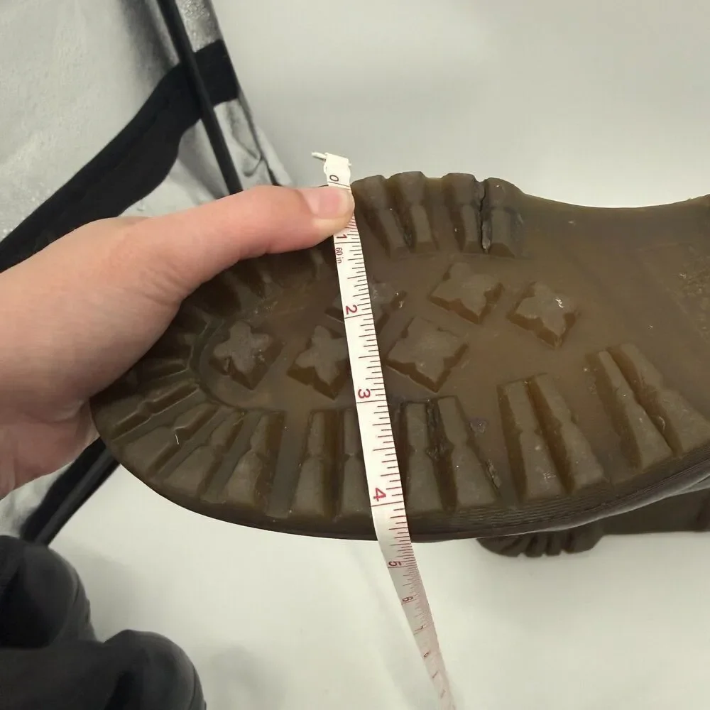 Dr. Martens 1460 Crazy Horse Brown Boots Made in England Vintage Mid Size 10.5?